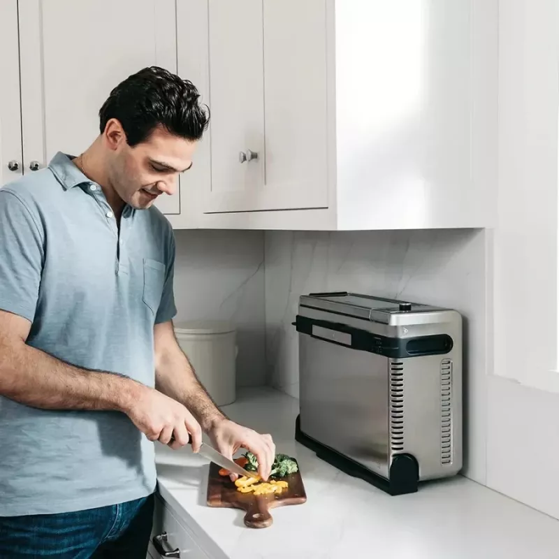 Ninja SP101 Single 10 L atskira 2400 W karšto oro gruzdintuvė juoda, nerūdijantis plienas