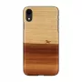 man and wood telefono dėklas skirtas iPhone XR — juodas, apsauginis minkštas apvalkalas