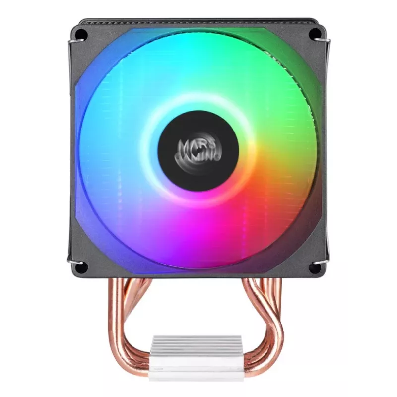 Oro aušintuvas TACENS Mars Gaming MCPU-X3, 90 mm ventiliatorius, TDP 150 W, suderinamas su LGA/AM4/AM5, juodas