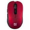 Belaidė RF tylioji pelė DEFENDER Gassa MM-105 — abiem rankoms tinkama, 1600 DPI, 2,4 GHz, nano USB imtuvas
