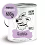 Šlapias šunų maistas PAKA ZWIERZAKA Pepe Rabbit 800 g — pilnavertis konservuotas pašaras suaugusiems šunims, triušiena, 85,4 % drėgmės
