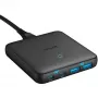 Anker 543 PowerPort Atom III Charger 65W plonas 4-Port GaN 1 x USB-C 45W 1 x USB-C 20W 2 x USB-A