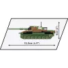 Statybinis rinkinys Cobi Leopard I tanko modelis — 147 dalys, amžius 6+, ruda/žalia