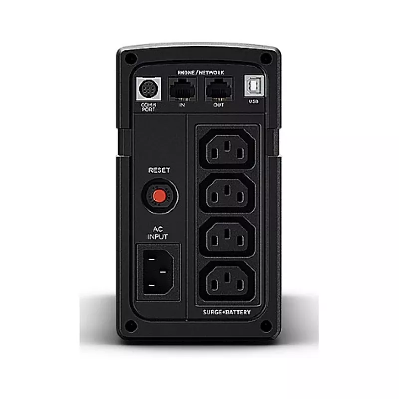 Nepertraukiamo maitinimo šaltinis (UPS) CyberPower RT650EI, budėjimo režimas (Offline), 0,65 kVA, 400 W, 4 AC lizdai