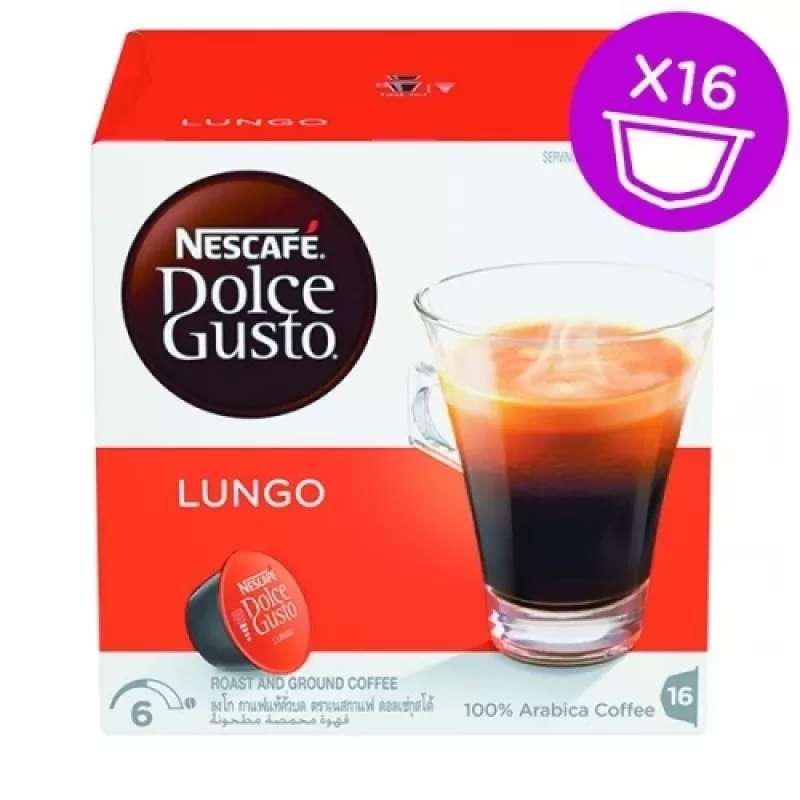 Nescafe Dolce Gusto Lungo kava, 16 kapsulių