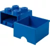 LEGO Brick Drawer 4 mėlyna, laikymo dėžutė mėlyna