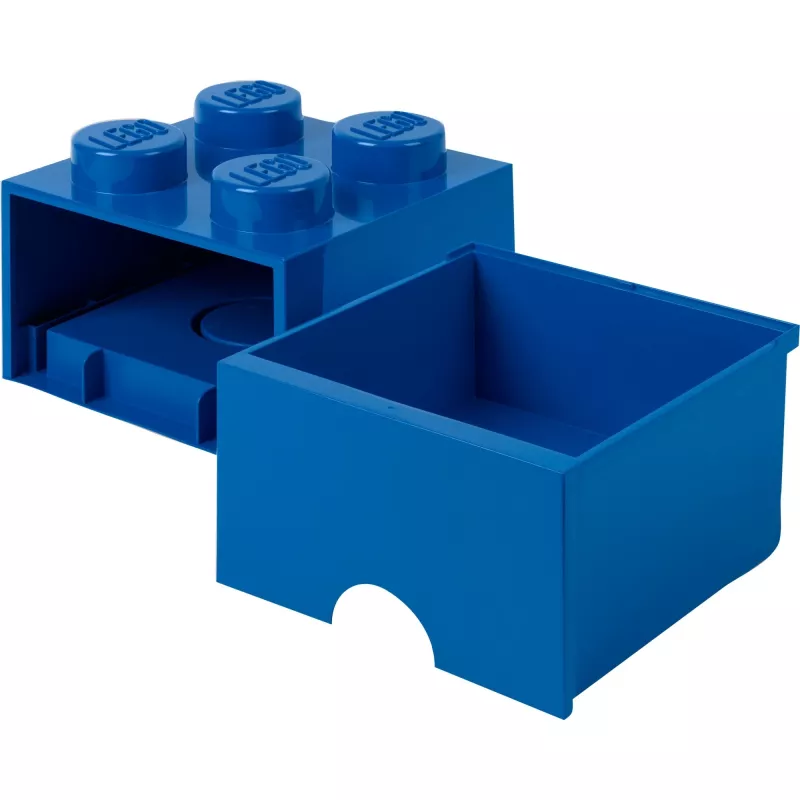 LEGO Brick Drawer 4 mėlyna, laikymo dėžutė mėlyna