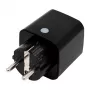 Shelly Plug PM Gen3 Matter 13A išmanusis lizdas, juodas