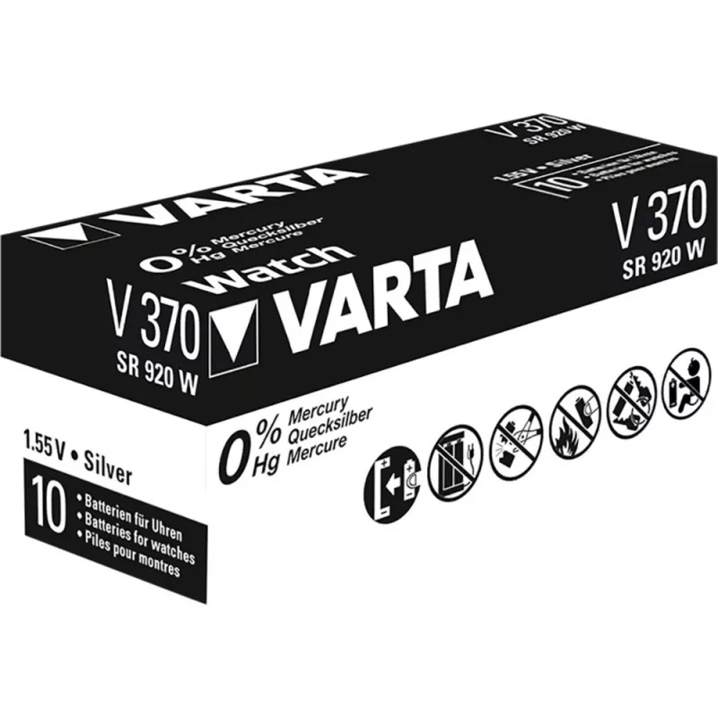 Vienkartinė baterija Varta V370