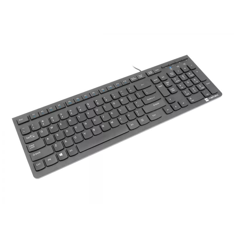 Natec Discus 2 - klaviatūra - QWERTY - JAV - juoda - Klaviatūra - JAV anglų - juoda