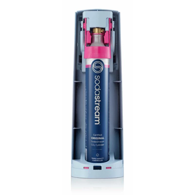 “SodaStream” gazuoto vandens aparatas “Terra” šviesiai mėlynas QC su CO2 ir 1 l PET buteliu