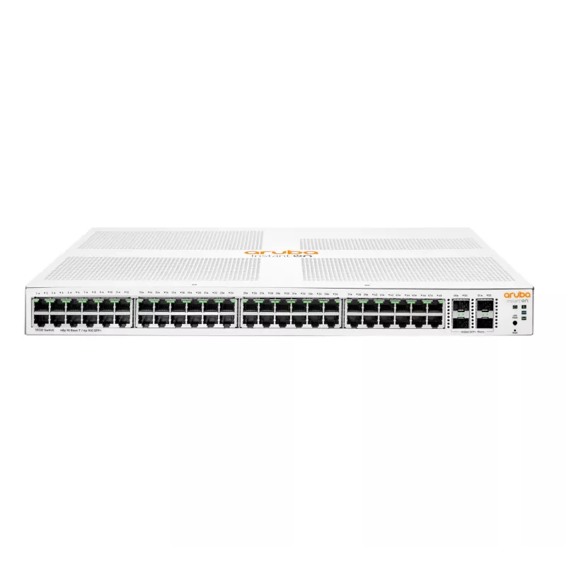 Aruba Instant On 1930 48G Class4 PoE 4SFP/SFP+ 370W valdomas L2+ Gigabit Ethernet (10/100/1000) maitinimas per Ethernet (PoE) 1U baltas