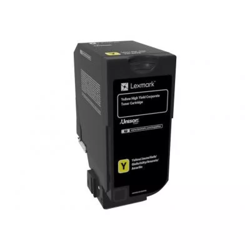LEXMARK 74C2HYE dažų kasetė Lexmark 74C2HYE geltona 12 000 psl. CS725de / CS725dte