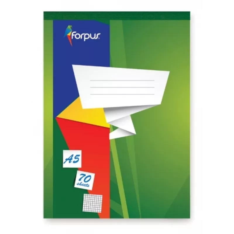 Užrašų knygelė, išimami lapai, Forpus, A5/70, languota 0723-002