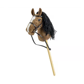 Žirgas ant pagaliuko Hobby Horse tamsiai ruda