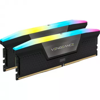 DIMM 96 GB DDR5-6600 (2x 48 GB) Dual-Kit, atmintis juoda, CMH96GX5M2B6600C32, Vengeance RGB, INTEL XMP