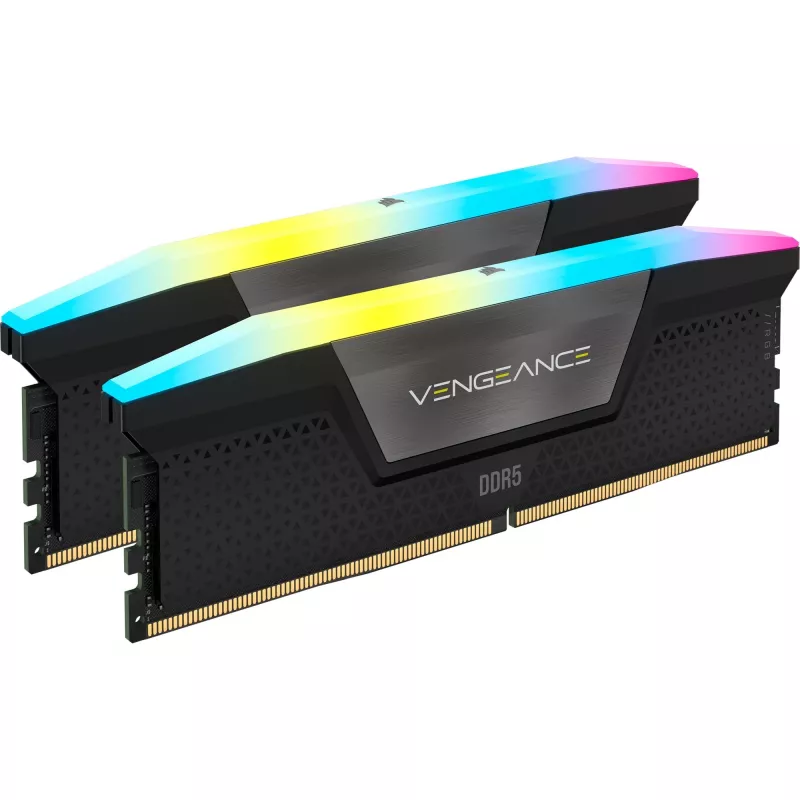 DIMM 96 GB DDR5-6600 (2x 48 GB) Dual-Kit, atmintis juoda, CMH96GX5M2B6600C32, Vengeance RGB, INTEL XMP