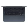 “Apple MacBook Air 13 colių : M4 lustas su 10 branduolių CPU ir 10 branduolių GPU, 24 GB, 512 GB SSD - Vidurnakčio spalvos”