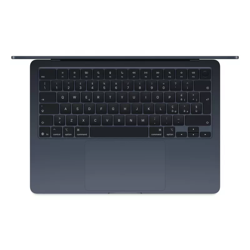 “Apple MacBook Air 13 colių : M4 lustas su 10 branduolių CPU ir 10 branduolių GPU, 24 GB, 512 GB SSD - Vidurnakčio spalvos”