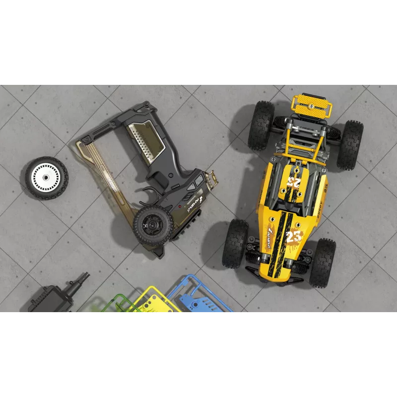 „Buggy Amewi CoolRC DIY Oldscool 2WD 1:18“ elektrinis variklis 8+