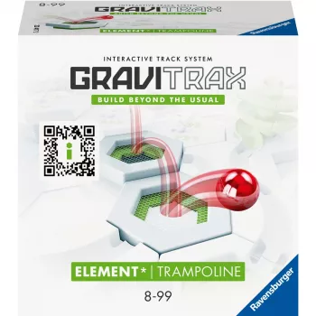 „Ravensburger GraviTrax“ elementas „Trampoline“, priedas veiklos įgūdžių lavinimo žaislams (22417)