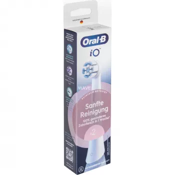 Elektrinio dantų šepetėlio keičiamos galvutės Oral-B iO Gentle Cleaning White, 2 vnt. pakuotė