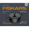 Keraminis puodas Fiskars HARD FACE 5 L su dangčiu, nelimpanti danga