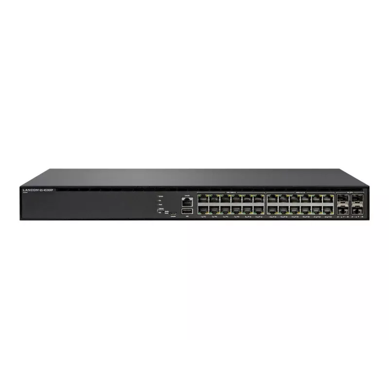 Valdomas komutatorius Lancom Systems GS-4530XP L3 2.5G Ethernet 30 prievadų PoE