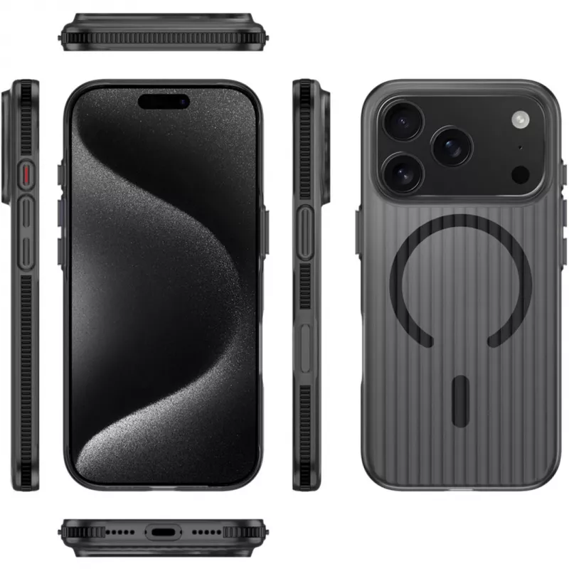 4smarts Design Case Aero iPhone 17 Pro, juodas (541641)