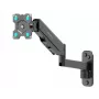 Sieninis monitoriaus laikiklis ONKRON G150-B 34 colių (86,4 cm) ekranams, VESA 75x75–100x100, iki 8 kg, pakreipimas ±35°, reguliuojamas aukštis, juodas