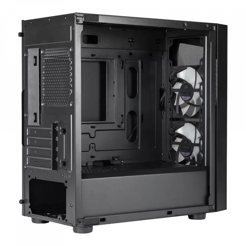 Cooler Master CP320-KGNN-S00 CMP 320, mATX, Midi-Tower, 120mm, langas, ARGB, juoda