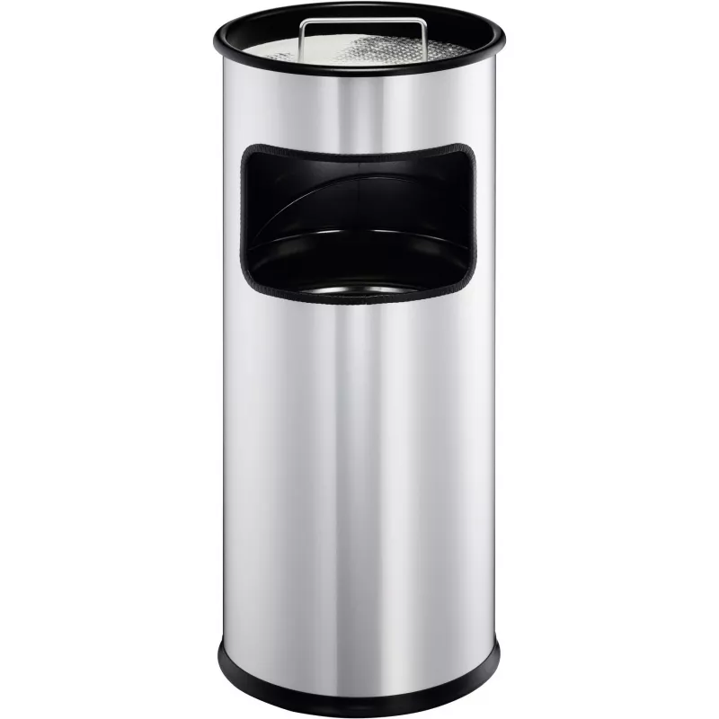 Šiukšliadėžė Durable 333023 17 L apvali metalinė sidabrinė