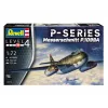 Plastikinis lėktuvo modelis REVELL Messerschmitt P.1099A-P-SER mastelis 1/72