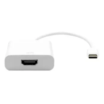 HDMI–HDMI laidas Garbot 0,2 m baltas (USB‑C į HDMI adapterio laidas, 20 cm)