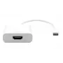 HDMI–HDMI laidas Garbot 0,2 m baltas (USB‑C į HDMI adapterio laidas, 20 cm)
