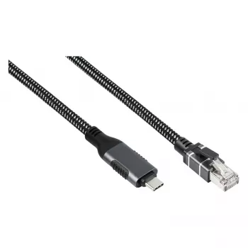 Good Connections Ethernet laidas USB-C RJ45, antracitinis, 3,0 m