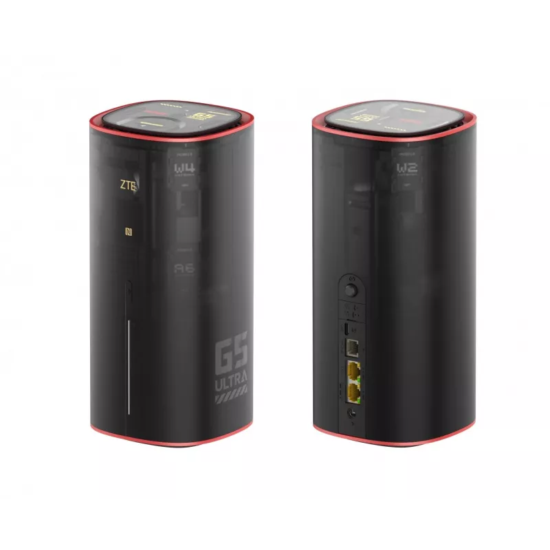 Maršrutizatorius ZTE MC8512 G5 Ultra Juoda-Red Gaming