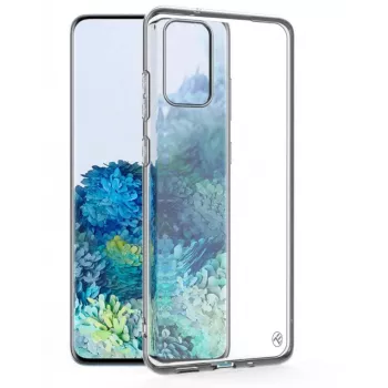 Silikoninis „Tellur“ dėklas „Samsung S20 Plus“ – skaidrus, minkštas apsauginis dėklas