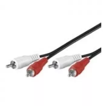Garso kabelis Goobay AVK 128-250 2,5 m 2 x RCA juodas