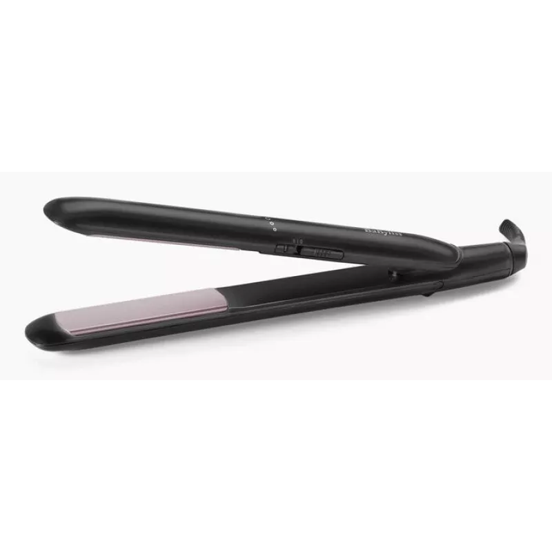 Tiesinimo žnyplės BaByliss CERAMIC 230 — Keraminės plokštelės, 2 šilumos lygiai, 1,8 m laidas, juodos