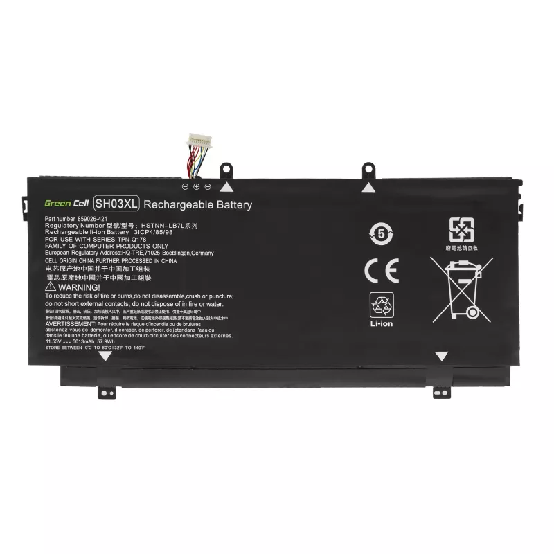 Baterija Green Cell HP147 Spectre x360 13-AC 13-W 13-W050NW 13-W071NW