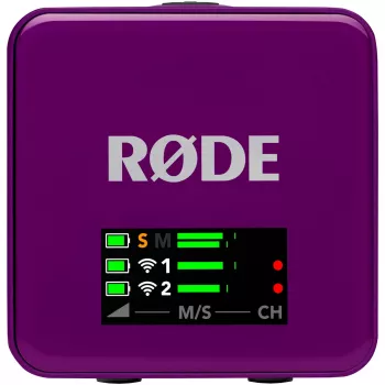 RØDE Wireless GO III Purple - belaidė mikrofonų sistema (purpurinė)