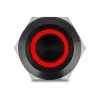 Skydo mygtuko jungiklis DELOCK 22015 22 mm, 12 V, 5 litavimo gnybtai