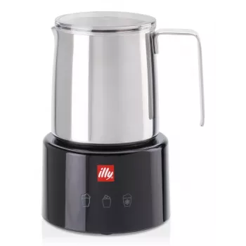 Pieno putotuvas / šildytuvas Illy 23760 juodas nerūdijantis plienas 250 ml