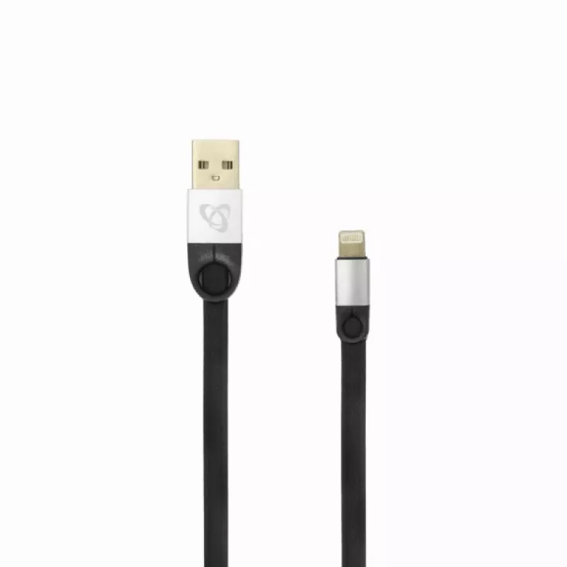 Sbox USB 2.0-8-Pin/2.4A juodas/sidabrinis