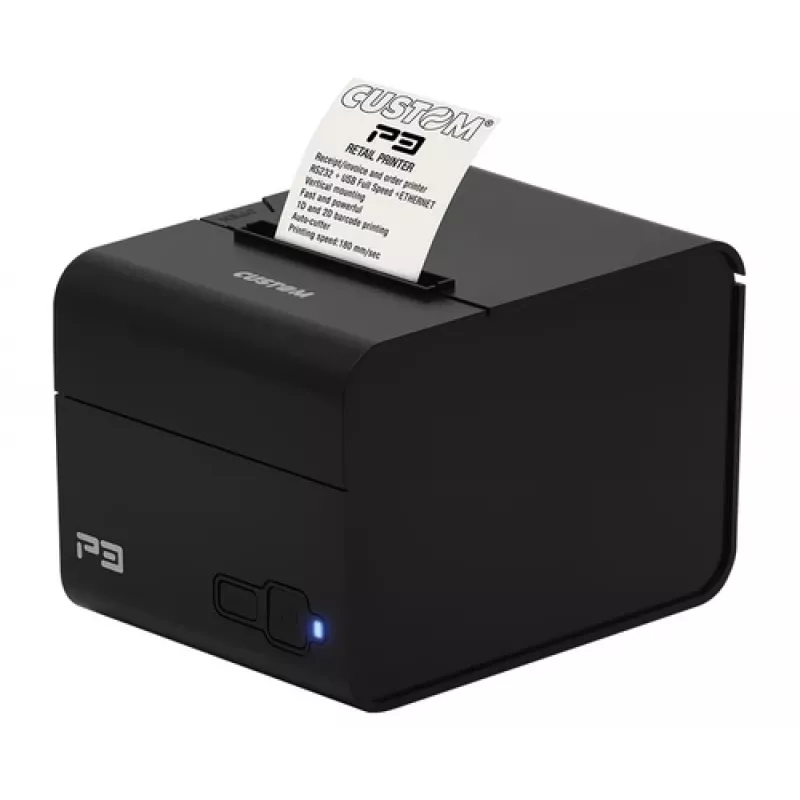 Custom PRINTER P3X 80MM ETH USB RS232 - POS spausdintuvas - terminio perdavimo spausdinimas