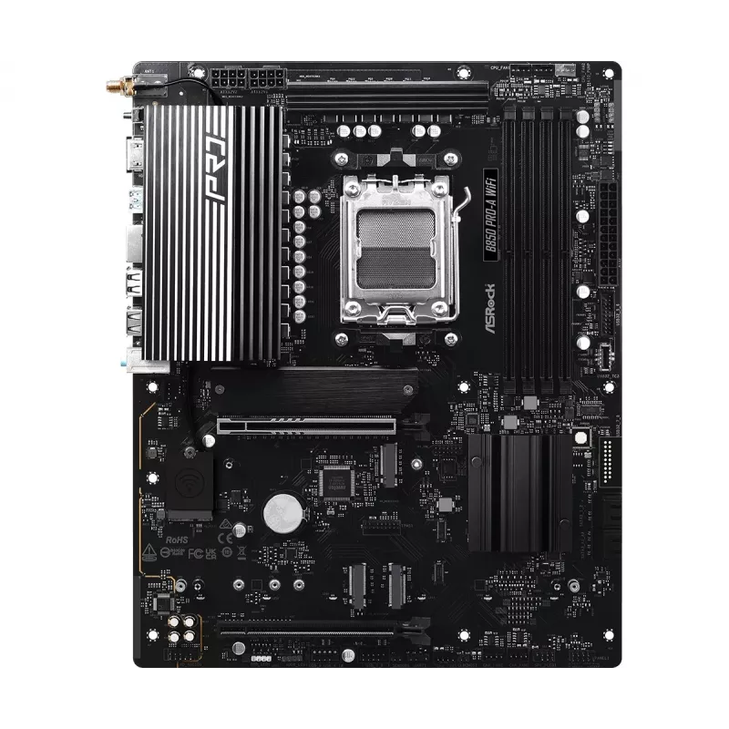 Motininė plokštė ASRock B850 Pro-A WiFi AMD B850 Socket AM5 ATX