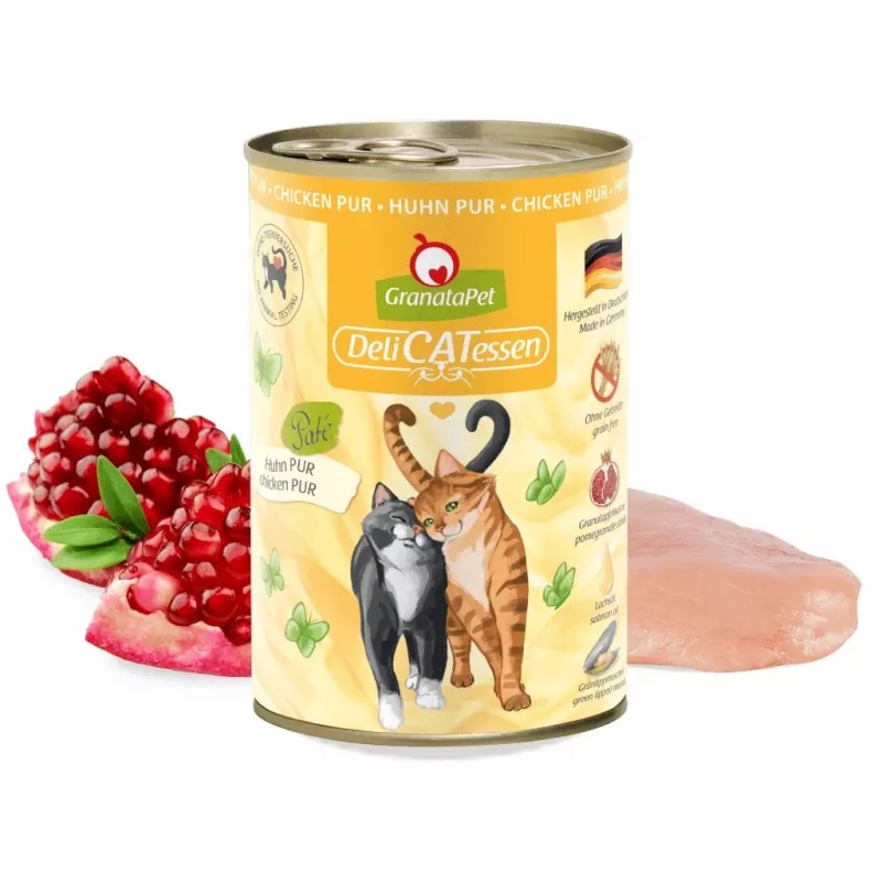 GRANATAPET DeliCATessen Chicken - drėgnas kačių maistas - 400g