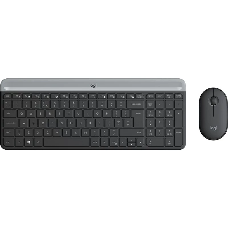 Klaviatūros ir pelės rinkinys Logitech MK470 plonas Combo