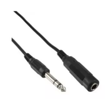 Microconnect AUDNU5 garso kabelis 5 m 6,35 mm juodas